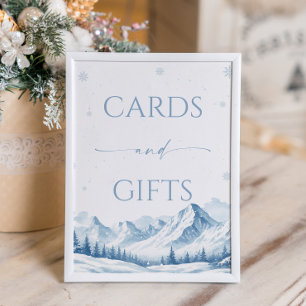Poster Cartes et Cadeaux de Fête de Fiançailles Bleu Hive