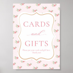 Poster Cartes et Cadeaux de Fête de Fiançailles sur le Th