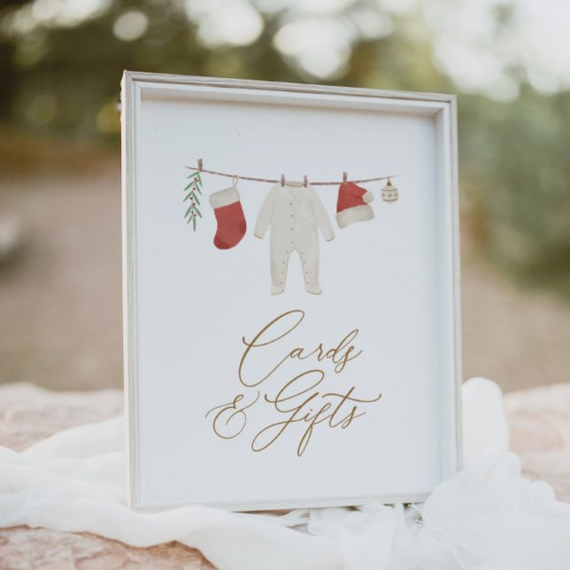 Poster Cartes et cadeaux de Noël d'hiver (Créateur téléchargé)