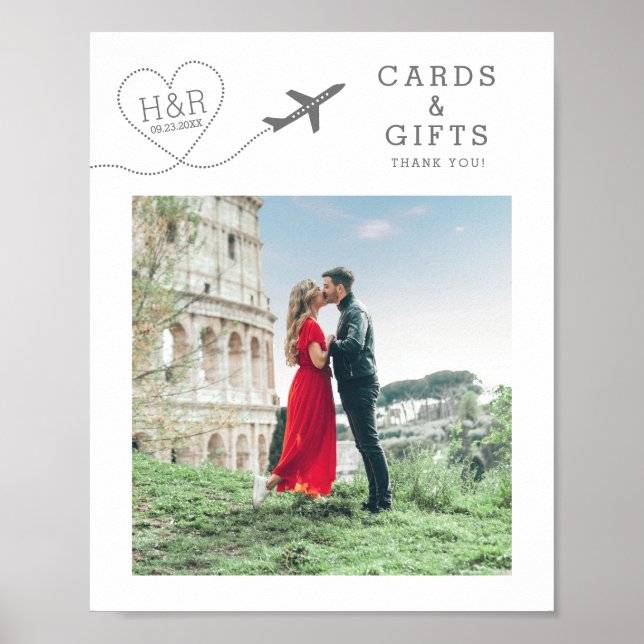Poster Cartes et cadeaux Destination Voyage Thème Signe (Devant)