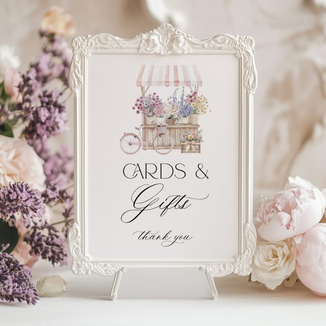 Poster Cartes et cadeaux Élégant Frais du Marché (Créateur téléchargé)