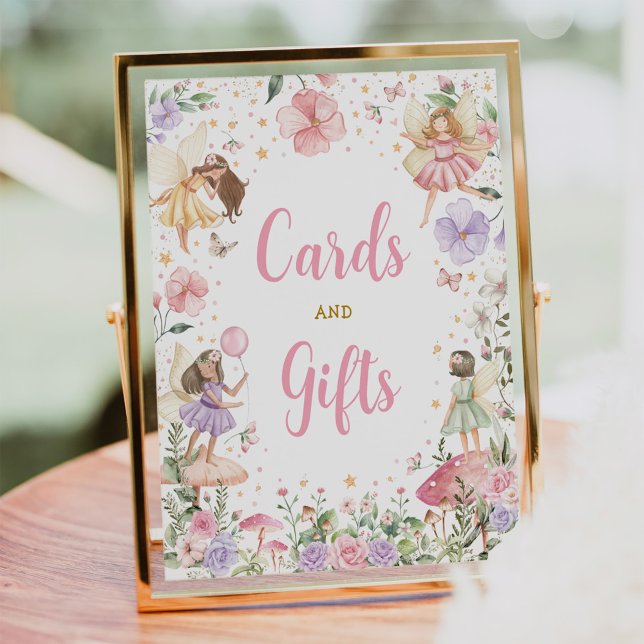Poster Cartes et cadeaux Floral Fairy Garden Signal d'ann (Créateur téléchargé)