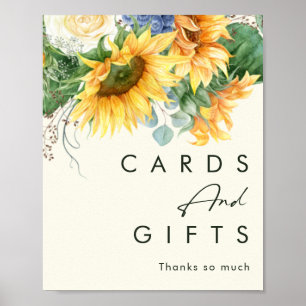 Poster Cartes et Cadeaux Jaune Clair Tournesol de Campagn