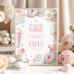 Poster Cartes et cadeaux Pastel sucré