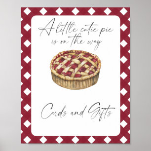 Poster Cartes et cadeaux pour bébé pour une fête prénatal