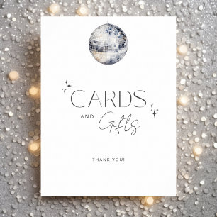 Poster Cartes Et Cadeaux Rétro Silver Disco