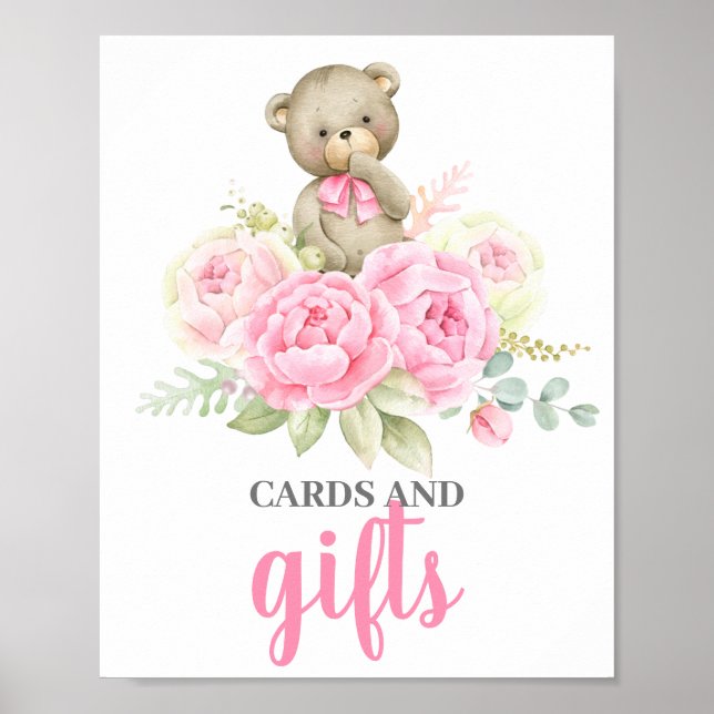 Poster Cartes et cadeaux Signal Ours (Devant)