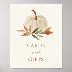 Poster Cartes et cadeaux Signale Petit Baby shower Citrou