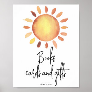 Poster Cartes et cadeaux Sunshine Books