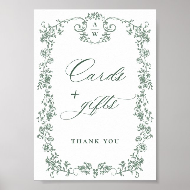 Poster Cartes et cadeaux Victoriens Grace Ornat (Devant)