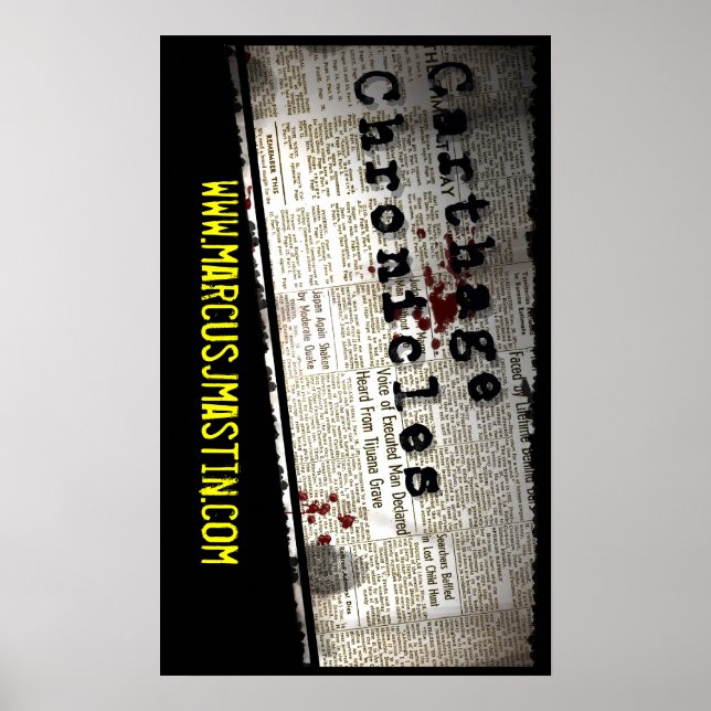 Poster Carthage Chronicles Toile Imprimer (Devant)