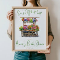 Carton d'invitation à la fête de douche de mariée