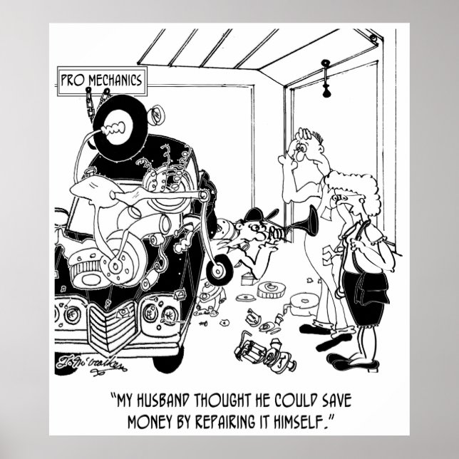 Poster Cartoon automatique 9204 (Devant)