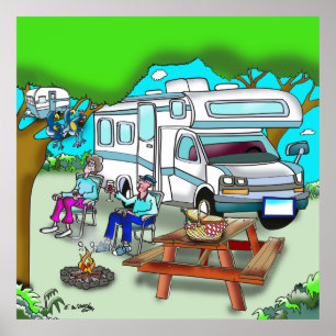 Poster Cartoon RV 9475