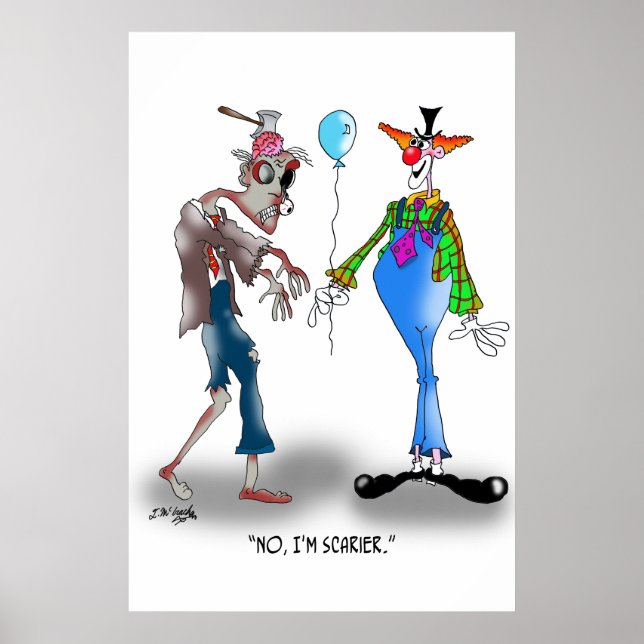 Poster Cartoon Zombie 9373 (Devant)