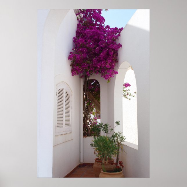 Póster casa mediterránea poster (Vorne)