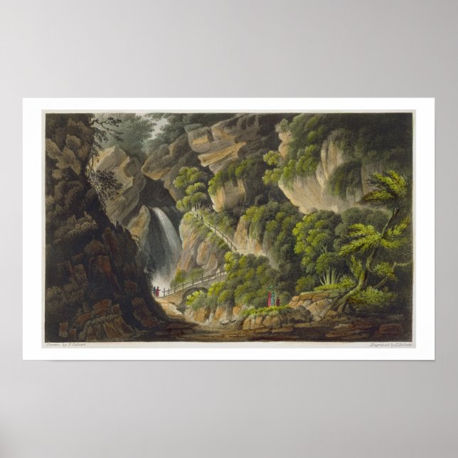 Poster Cascade à Shanklin, de 'L'île de Wight Ill (Devant)