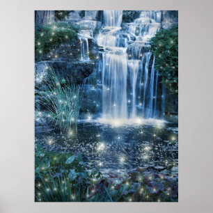 Poster Cascade de fée