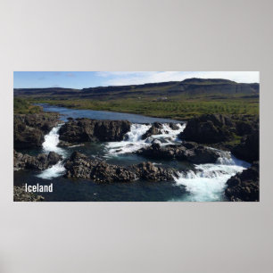 Poster Cascade d'Islande