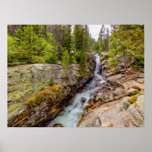 Poster Cascade et rivière Cascade