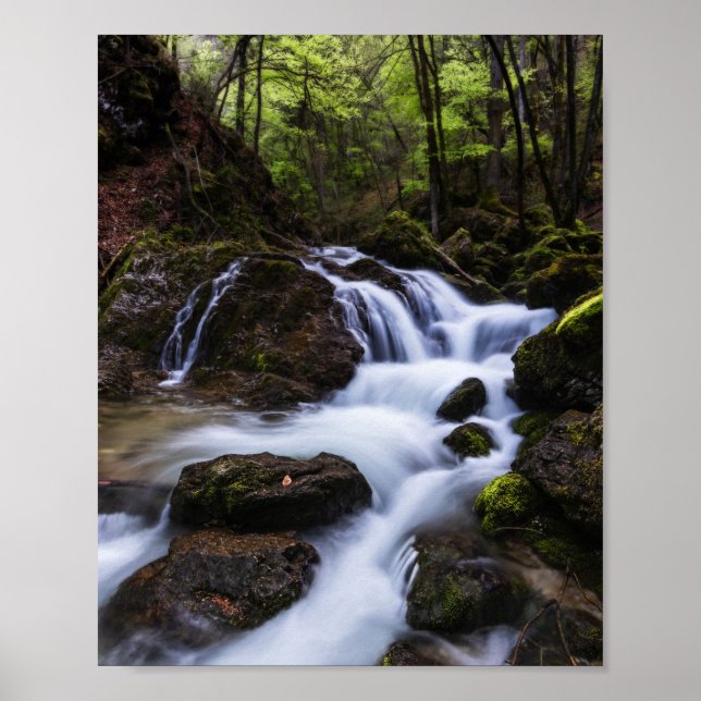 Poster Cascade magique en gorge Enfer (Devant)