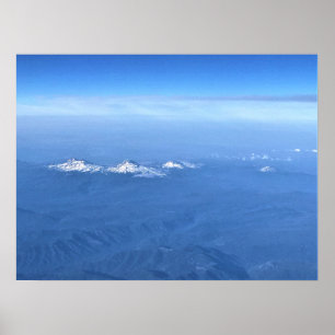 Poster Cascade Range, Oregon central