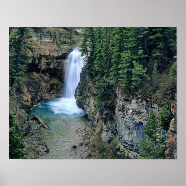 Poster Cascade sur Falls Creek à Lewis et Clark (Devant)