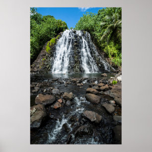 Poster Cascade tropicale de Kepirohi