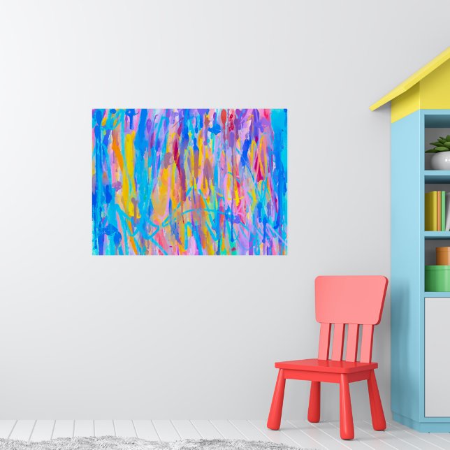 Poster Cascade vibrante (Pépinière 1)