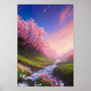 Poster Cascades enchantées