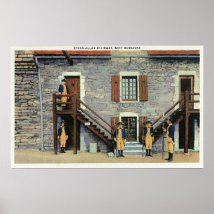 Poster Casernes occidentales, scène d'escalier d'Ethan