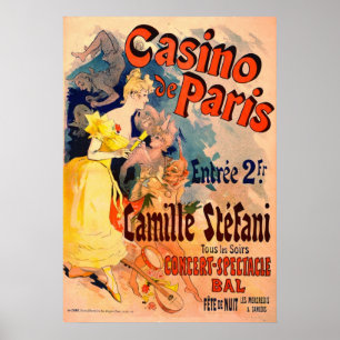 Poster Casino de Paris 1891