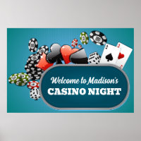Casino / Poker texte personnalisé