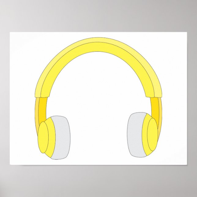 Poster Casque audio (Devant)