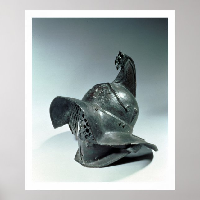 Poster Casque de bronze de Thrace gladiateur, Roman, 1ère (Devant)
