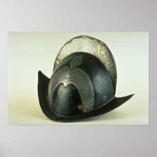 Poster Casque du XVIIIe siècle, Malbork, Pologne