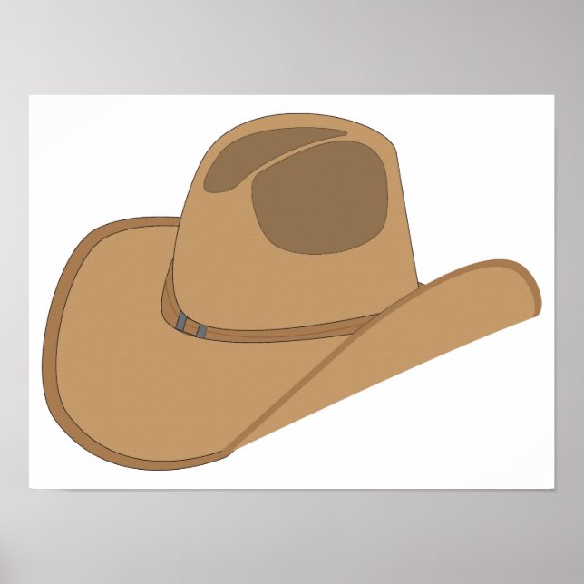Poster Casquette Cowboy (Devant)