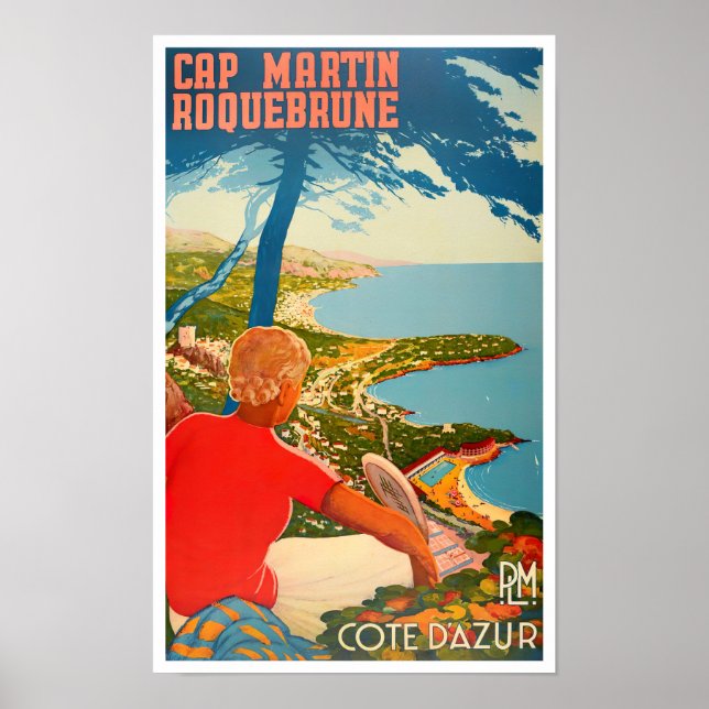 Poster Casquette Martin Roquebrune France (Devant)