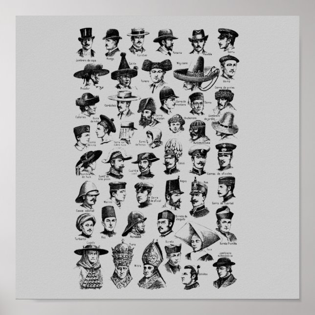 Poster Casquette vintage (Devant)