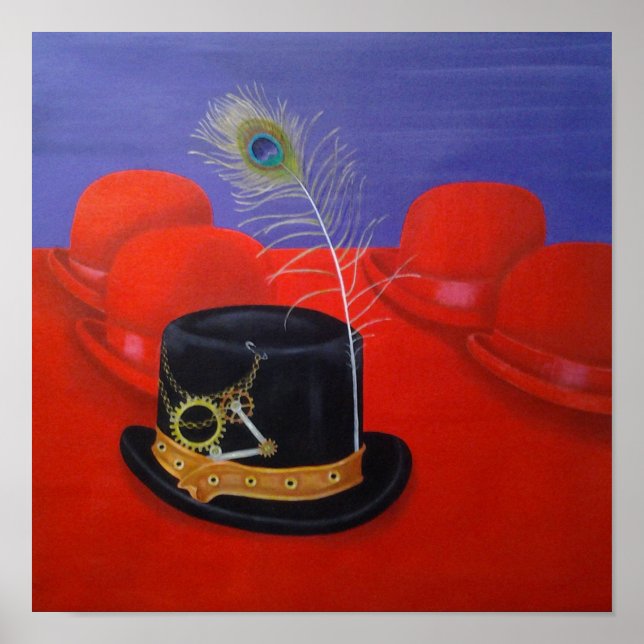 Poster Casquettes de Steampunk (Devant)