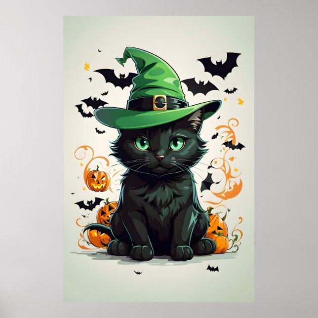 Poster Casquettes d'Halloween (Devant)