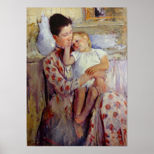 Poster Cassatt Art mère et enfant