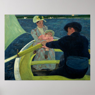Poster Cassatt - Bateau
