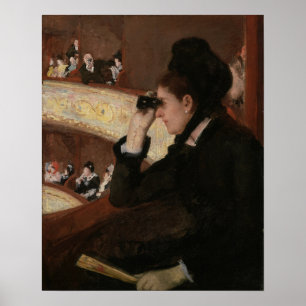 Poster Cassatt - En Loge