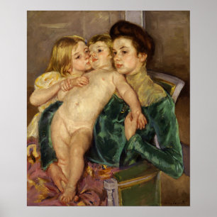 Poster Cassatt - La Caresse