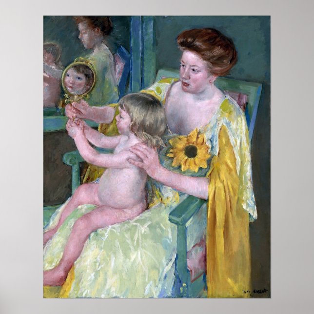 Poster Cassatt - Mère et Enfant 2 (Devant)