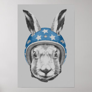 Poster Casse-cou de lapin