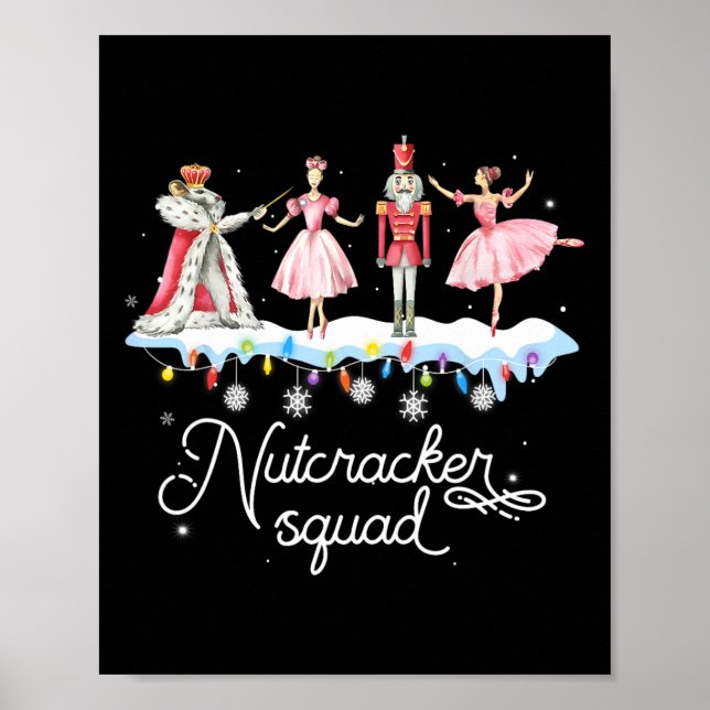 Poster Casse-Noisette de Noël Squad Danse Ballet Femmes E (Devant)