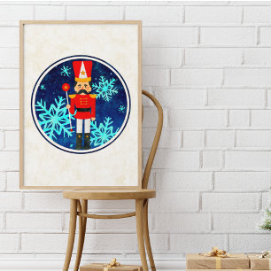 Poster Casse-noix de Noël Vintage