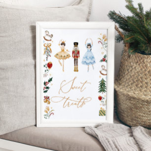 Poster Casse-noix sucre prune fée anniversaire gâteries s